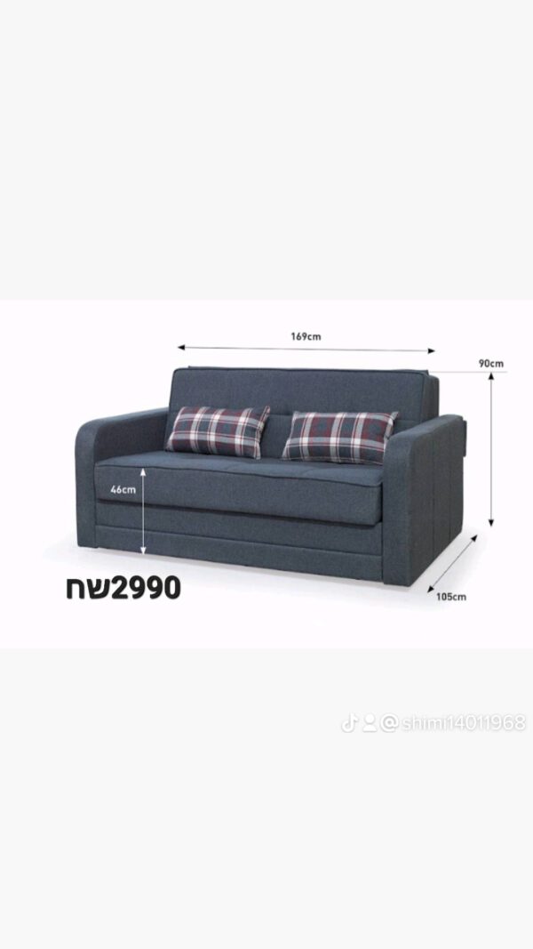 A10ספת אירוח ניפתח למיטה זוגית 200אורך 140 רוחב